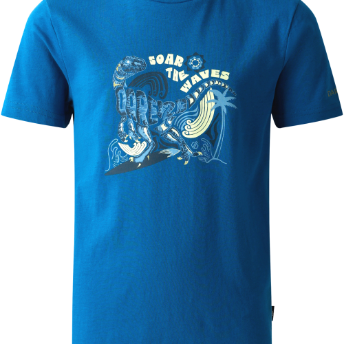 Dare2b Trailblazer II Kinder T-Shirt blau 128 - Kinder T-Shirts & -hemden von Dare 2b