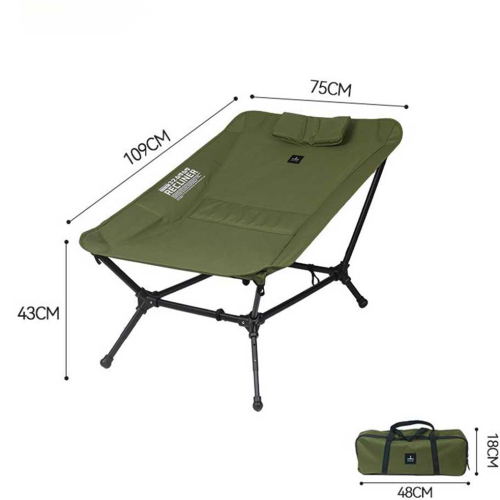 BusBoxx Defthike faltbarer Campingstuhl Hängematten Style Reclining Chair Grün - Klappstühle