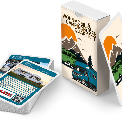 Dolde Medien Quartettspiel Wohnmobil und Campingbusse Quartett - Spielsachen