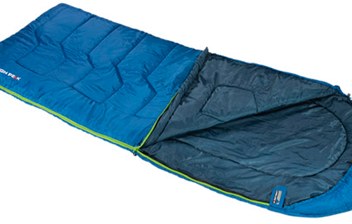 High Peak Deckenschlafsack Frazer 200 mit Kapuze 80 x 220 cm - Schlafsäcke