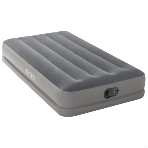 Intex doppel Luftbett Dura-Beam Prestige mit integrierter Luftpumpe 191 cm x 99 cm x 30 cm - Luftbetten