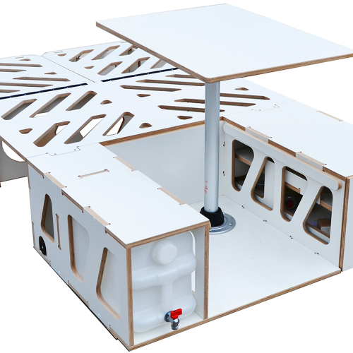 Moonbox Campingbox 111 Modify passend für Minivan weiß  - Ausbauboxen & Campingboxen
