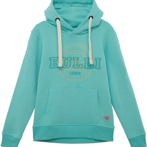 Van One Bulli Stitch Unisex Hoodie türkis XXXL - Herrenshirts, -hemden & -pullover von Van One Classic Cars