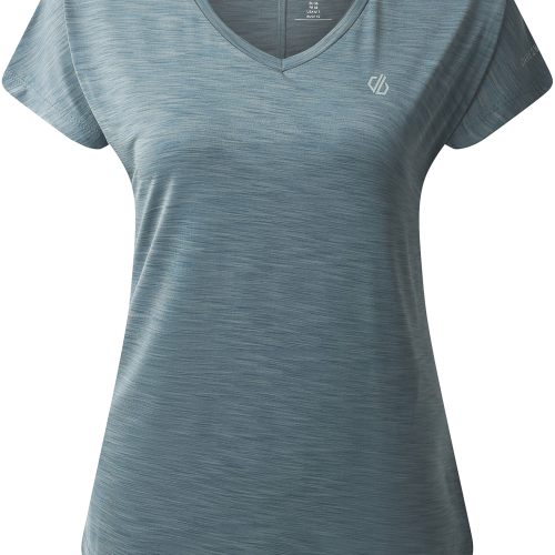 Dare2b Vigilant Tee Damenshirt dunkelgrau 36 - Damenshirts, -blusen & -pullover von Dare 2b