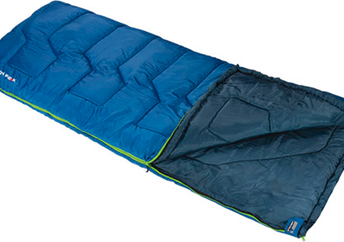 High Peak Deckenschlafsack Vagabond 300 mit Kapuze 80 x 230 cm - Schlafsäcke