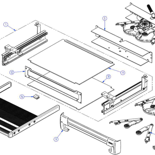 Thule Schmutzschutz für Slide-Out G2 Ducato/Crafter 700 Auszugsstufe - Thule Ersatzteilnummer 1500603705 - Ersatzteile Fahrzeug
