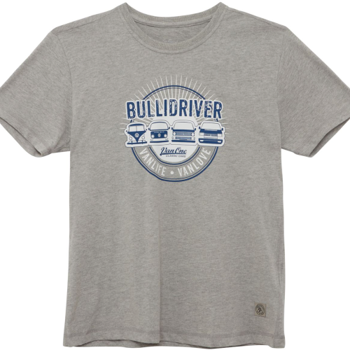 Van One Bullidriver Unisex T-Shirt dunkelgrau XXXL - Herrenshirts, -hemden & -pullover von Van One Classic Cars