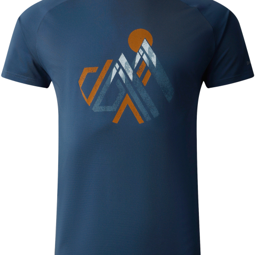 Dare2b Tech II Herren T-Shirt blau XL - Herrenshirts, -hemden & -pullover von Dare 2b