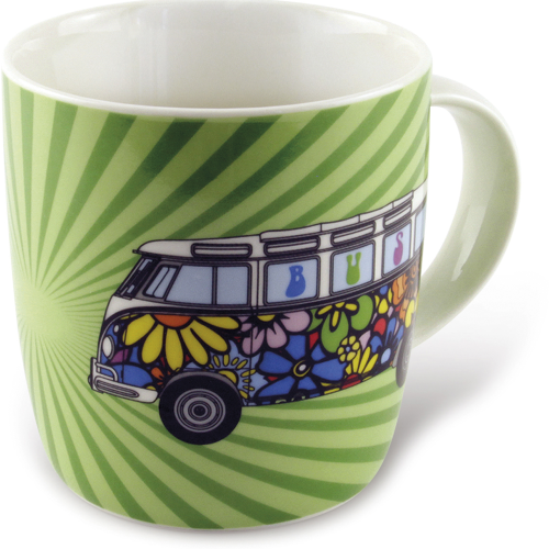 VW Collection T1 Bulli Kaffeetasse 370 ml Love Bus - Becher und Tassen
