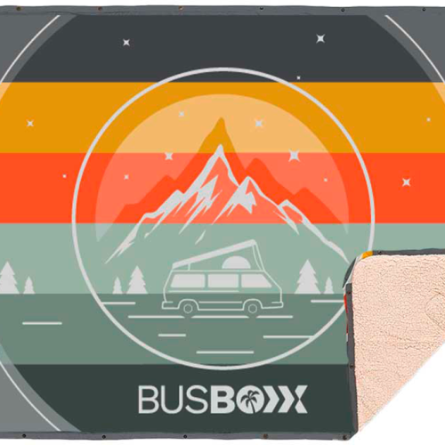 BusBoxx Campingdecke Voited Cloudtouch mit 4 in 1 Funktion Grey Explore  - Decken