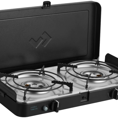 Cadac 2 Cook 3 Turbo Stove FFD 2-flammiger Gaskocher / Grill 30 mbar - Gaskocher von Cadac Dometic