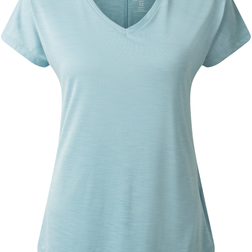 Dare2b Vigilant Tee Damenshirt türkis 44 - Damenshirts, -blusen & -pullover von Dare 2b
