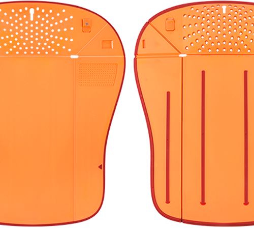 Flamefield Multifunktionsschneidebrett 6-in-1 faltbar Orange - Schneidebretter