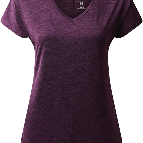 Dare2b Vigilant Damen T-Shirt lila 36 - Damenshirts, -blusen & -pullover von Dare 2b