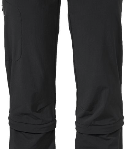 Vaude Farley Stretch Capri T-Zip III Damenhose schwarz 40 - Damenhosen, -röcke & -kleider