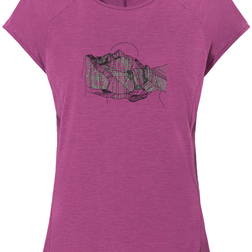 Vaude Tekoa II Damen T-Shirt lila 40 - Damenshirts, -blusen & -pullover
