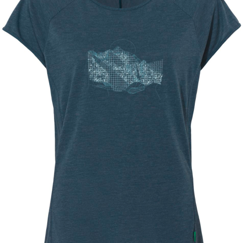 Vaude Tekoa II Damen T-Shirt dunkelblau 38 - Damenshirts, -blusen & -pullover