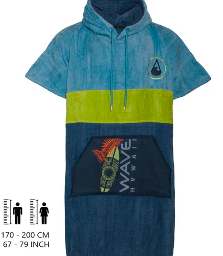 Wave Hawaii Kapalua Poncho L dunkelblau L - Damenjacken
