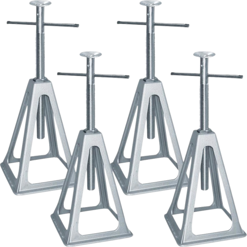 Berger 4er Set Stützbocksatz - Stützen & Stützplatten