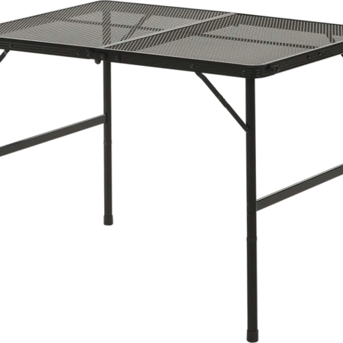 Travellife Greccio Campingtisch Klappbar Mesh Schwarz 90 x 60 cm - Klapptische