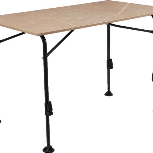 Travellife Mirano Exteriolit Campingtisch Klappbar Taupe Marble 100 x 68 cm - Klapptische