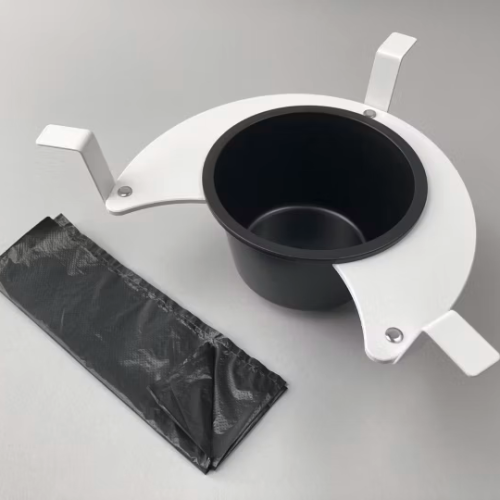 Flexaport Trenntoiletten-Einsatz Set passend für Tecma Silence Plus 2G weiß PVC mit 50 Tüten geruchsdicht inkl. Folienschweißgerät 15 cm - Trenntoiletten