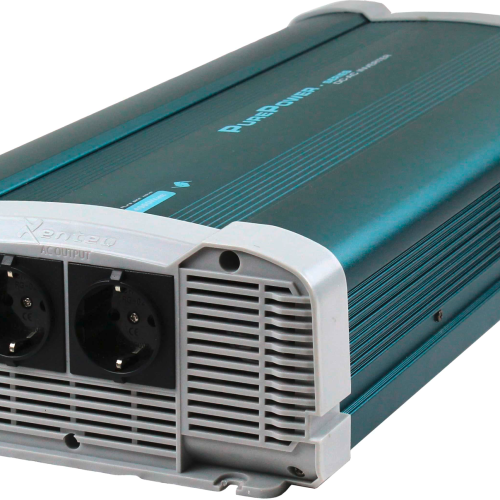 Xenteq PurePower Wechselrichter 12 V DC - 230 V AC 2500 Watt reine Sinuswelle mit App-Funktion - Wechselrichter & Spannungswandler