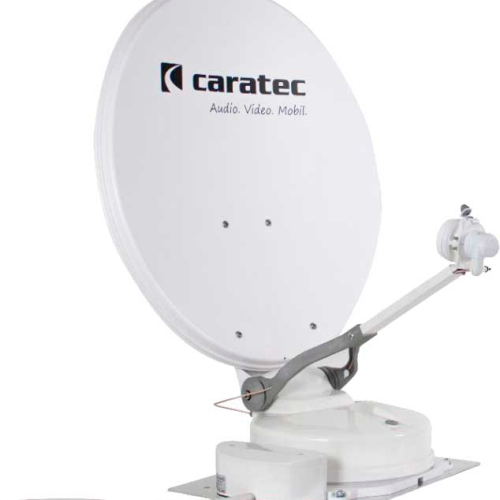 Caratec Sat Antenne CASAT500D Satelliten Anlage mit 50 cm Spiegel - Camping-Sat-Anlagen