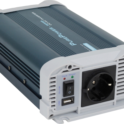 Xenteq PurePower Wechselrichter 12 V DC - 230 V AC 600 Watt reine Sinuswelle mit App-Funktion - Wechselrichter & Spannungswandler