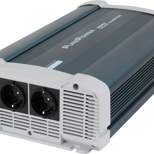 Xenteq PurePower Wechselrichter 12 V DC - 230 V AC 2000 Watt reine Sinuswelle mit App-Funktion - Wechselrichter & Spannungswandler