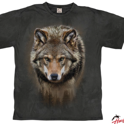 Harlequin Lone Wolf Herren T-Shirt  dunkelgrau M - Herrenshirts, -hemden & -pullover