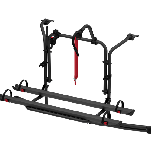 Fiamma Carry Bike Ford Custom Fahrradträger deep black für 2 Fahrräder, E-Bike geeignet - Heck-Fahrradträger