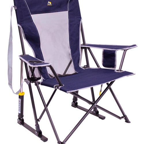 GCI Comfort Pro Rocker faltbarer Campingstuhl mit Schaukelfunktion Indigo Blue  - Faltstühle