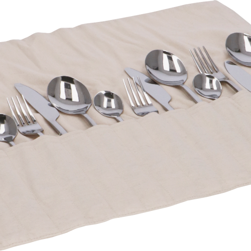 Travellife Altea Besteckset Edelstahl 16 tlg. silber - Campingbesteck