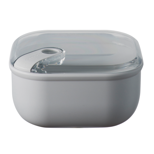 Omada Brotdose quadratisch 1 Liter grau - Lebensmittelbehälter / Vorratsdosen