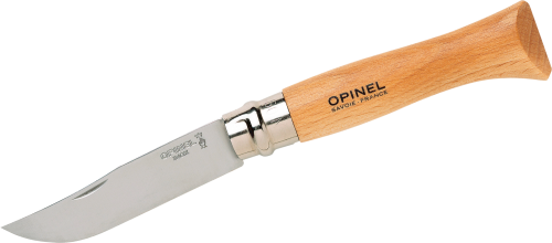 Opinel N°09 Taschenmesser Klingenlänge 9 cm rostfreier Stahl - Campingbesteck