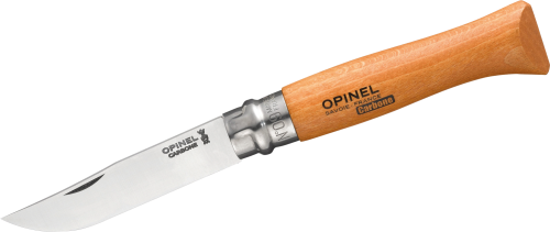 Opinel N°09 Taschenmesser Klingenlänge 9 cm Kohlenstoffstahl - Campingbesteck