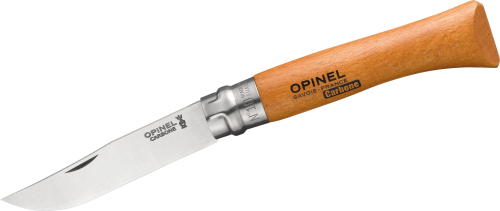 Opinel N°10 Taschenmesser Klingenlänge 10 cm Kohlenstoffstahl - Campingbesteck