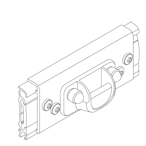 Thule Bike Rack Adapter Fahrradträgeradapter für Dethleffs, Carado & Sunlight - Ersatzteile Thule Fahrradträger