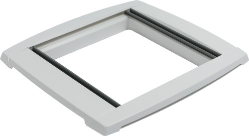 MPK Plisseerahmen mit Montage-Kit für DH 400 x 400 mm - Aussteller und Fensterzubehör