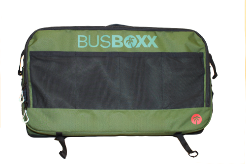 BusBoxx Fenstertasche windowBOXX 50 Liter Jungle passend für California Beach / Multivan mit Sonnenrollo - Organizer und Taschen