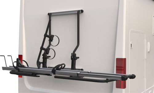BR Systems Bike Glide Standard Fahrradträger für Wohnmobile für 2 Fahrräder, E-Bike geeignet - Heck-Fahrradträger von BR-Systems
