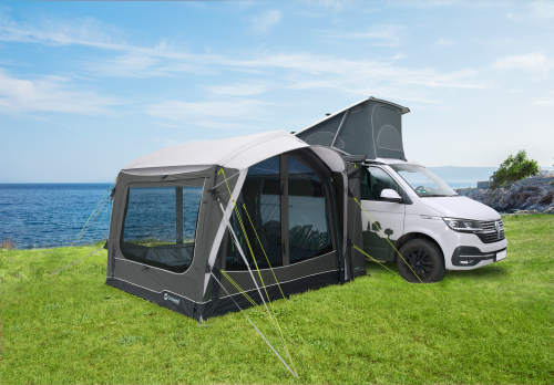 Outwell Crossville 250SA aufblasbares Busvorzelt für Campingbusse Grau - Reisemobil- & Busvorzelte