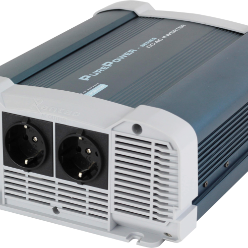 Xenteq PurePower Wechselrichter 12 V DC - 230 V AC 1500 Watt reine Sinuswelle mit App-Funktion - Wechselrichter & Spannungswandler