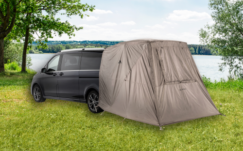 Vaude Drive Van Trunk Autovorzelt 180 x 250 cm beige - Reisemobil- & Busvorzelte