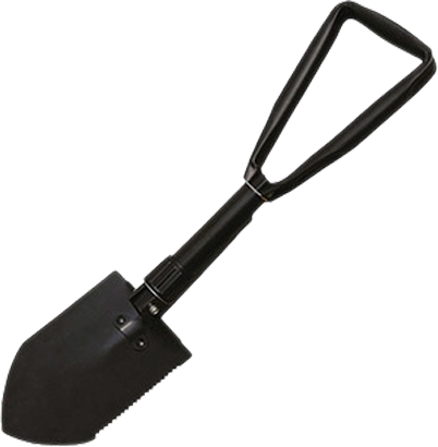 High Peak Klappspaten 60 x 15x 6 cm schwarz - Gartengeräte