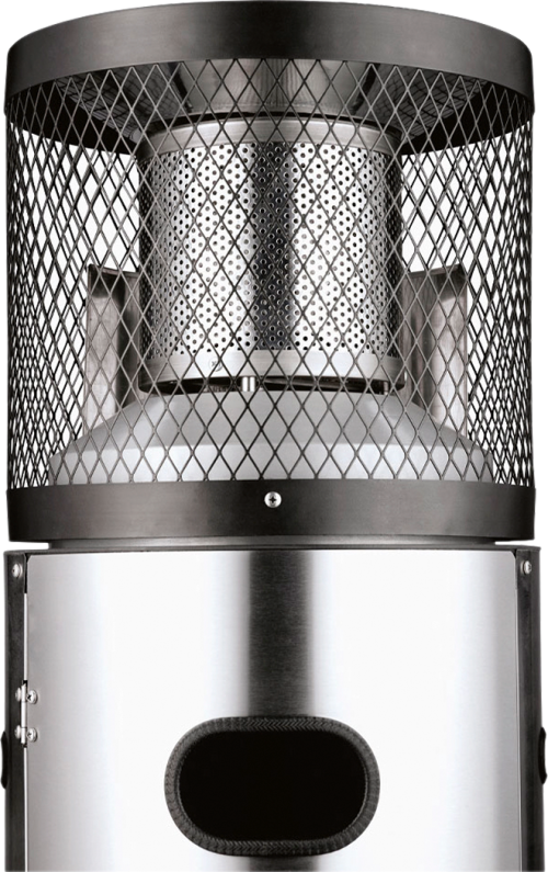 Enders Polo 2.0 Heizstrahler 30 mbar mit Gehäuse aus gebürstetem Edelstahl - Heizstrahler