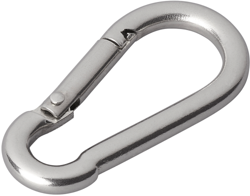 ProPlus Karabiner Edelstahl 8x80mm - Outdoor Zubehör
