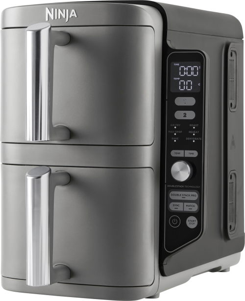 Ninja Double Stack Heißluftfritteuse XL 2 Ebenen 9,5 Liter - Kochgeräte & sonstiges von Shark Ninja
