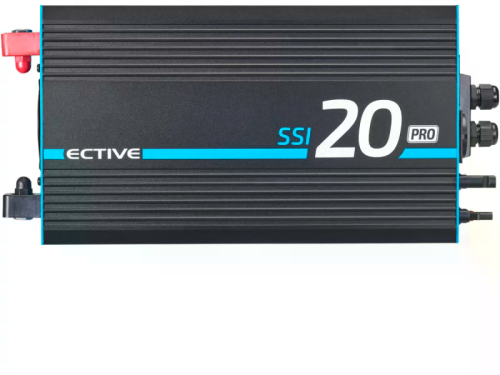 Ective SSI 20 Pro Sinus-Wechselrichter mit Netzvorrangschaltung, Ladegerät und Laderegler 12V 2000W - Wechselrichter & Spannungswandler